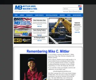 Mittlerbros.com(Metal Working Tools & Metal Fabrication Equipment by Mittler Bros) Screenshot