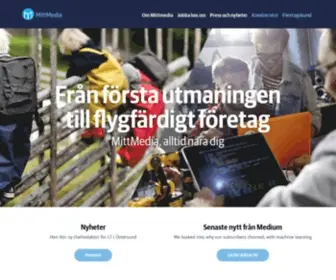 Mittmedia.se(Hem) Screenshot