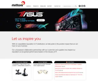 Mittoni.com(Extreme Performance eSports Distributor for Australia) Screenshot