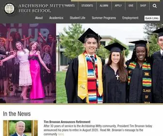 Mitty.com(Archbishop Mitty High School) Screenshot