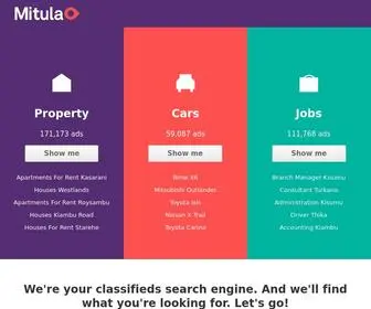 Mitula.co.ke(A search engine for classified ads of real estate) Screenshot
