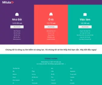 Mitula.com.vn(Công cụ tìm kiếm cho các quảng cáo đã qua sàng lọc về bất động sản) Screenshot