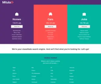 Mitula.ie(A search engine for property) Screenshot