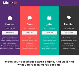 Mitula.us(A search engine for real estate) Screenshot
