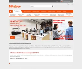 Mitutoyo.cz(Česká republika) Screenshot