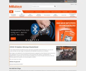 Mitutoyo.de(3DKoordinatenmessgeräte) Screenshot