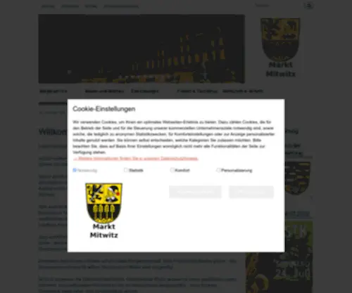 Mitwitz.de(Markt Mitwitz ALT) Screenshot