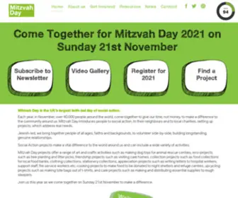 Mitzvahday.org.uk(Mitzvah Day) Screenshot