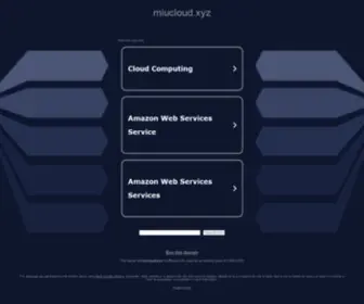 Miucloud.xyz(Miucloud) Screenshot