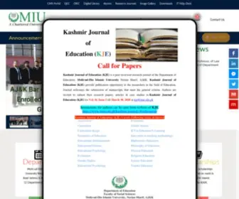 Miu.edu.pk(MIU MIU) Screenshot