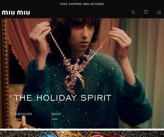 MiuMiu.com(Miu Miu) Screenshot
