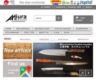 Miuraknives.com(Miura Knives) Screenshot