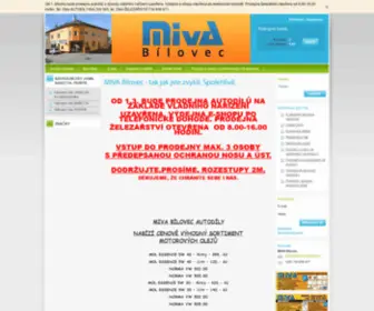 Miva-Bilovec.cz(Bílovec) Screenshot