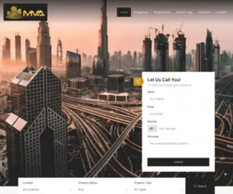 Miva.ae(Miva Real Estate) Screenshot