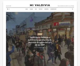 Mivaldivia.cl(Mi Valdivia) Screenshot