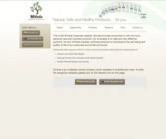 Miveda.com(MiVeda produces certified natural and organic products) Screenshot