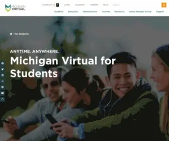 Mivhs.org(Online High School and Middle School Courses) Screenshot