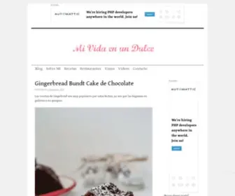 Mividaenundulce.com(Mividaenundulce) Screenshot