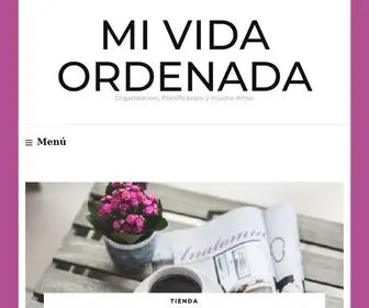 Mividaordenada.com(MI VIDA ORDENADA) Screenshot