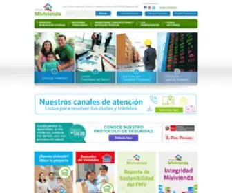 Mivivienda.com.pe(Fondo MIVIVIENDA) Screenshot