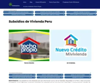 Mivivienda.site(Mivivienda site) Screenshot