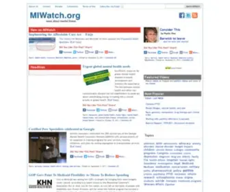 Miwatch.org(News About Mental Illness) Screenshot