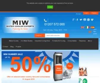 Miw.co.uk(MIW Water Coolers) Screenshot