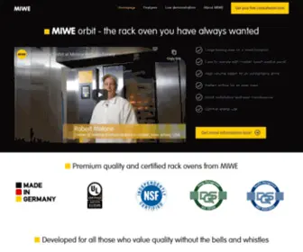 Miwe-Orbit.com(MIWE orbit stands for first) Screenshot
