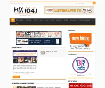 Mix104.info(Mix 104.1 FM WCLE Cleveland) Screenshot