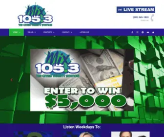 Mix1053.com(Mix 105.3) Screenshot