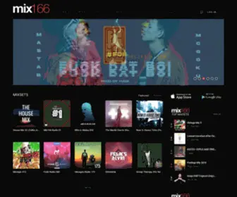 Mix166.com(Mix 166) Screenshot