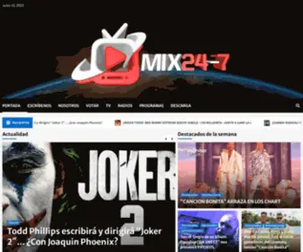 Mix24-7.com(Mix 24 7) Screenshot