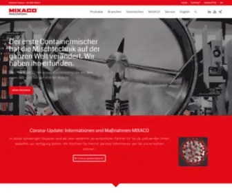 Mixaco.com(Containermischer) Screenshot