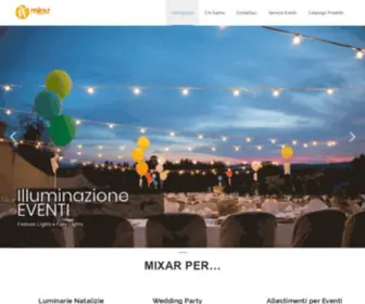 Mixar.it(Mixar allestimenti audio luci gazebo palchi eventi luminarie) Screenshot