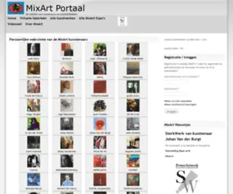 Mixart.be(MixArt Portaal) Screenshot