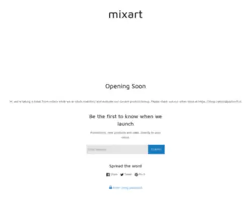 Mixart.com(Photographic wall art of your favorite locations) Screenshot