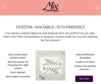 Mixcosmetiques.com(Duluth's Custom Makeup and Beauty Bar) Screenshot