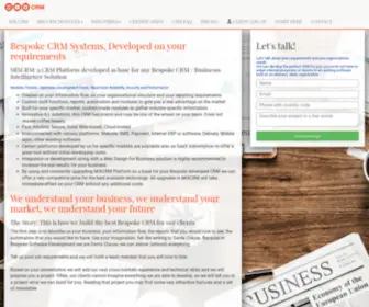 Mixcrm.com(Bespoke CRM Development) Screenshot