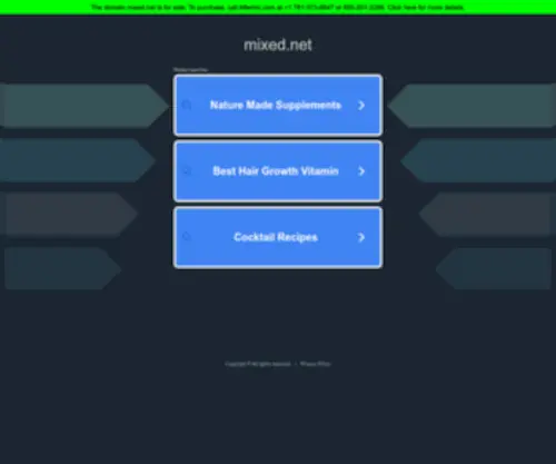 Mixed.net(Deze website) Screenshot