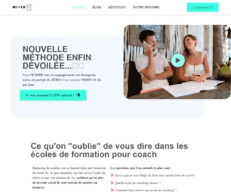 Mixedagency.com(Formation Coaching) Screenshot