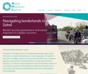Mixedmigration.org(Mixed Migration Centre) Screenshot
