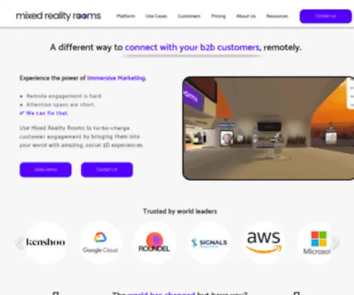 Mixedrealityrooms.com(Mixed Reality Rooms) Screenshot