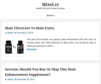 Mixel.cc(Health Info and Product Reviews) Screenshot