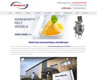 Mixer.co.uk(Winkworth Machinery Ltd) Screenshot