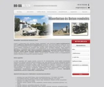 Mixerbeton.eu(Beton ár) Screenshot