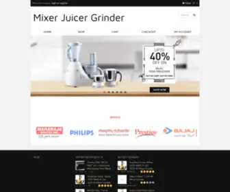 Mixerjuicergrinder.in(Mixer Juicer Grinder) Screenshot