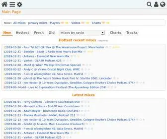 Mixesdb.com(The Database for Mixes) Screenshot