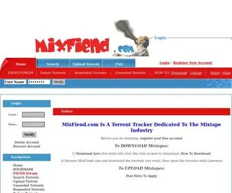 Mixfiend.com(WE GOT THAT GOOD) Screenshot