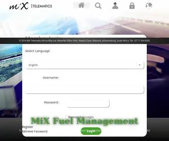 Mixfuelnetwork.com(User Log In) Screenshot