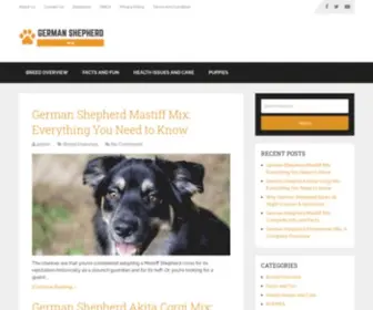 Mixgermanshepherd.com(German Shepherd) Screenshot